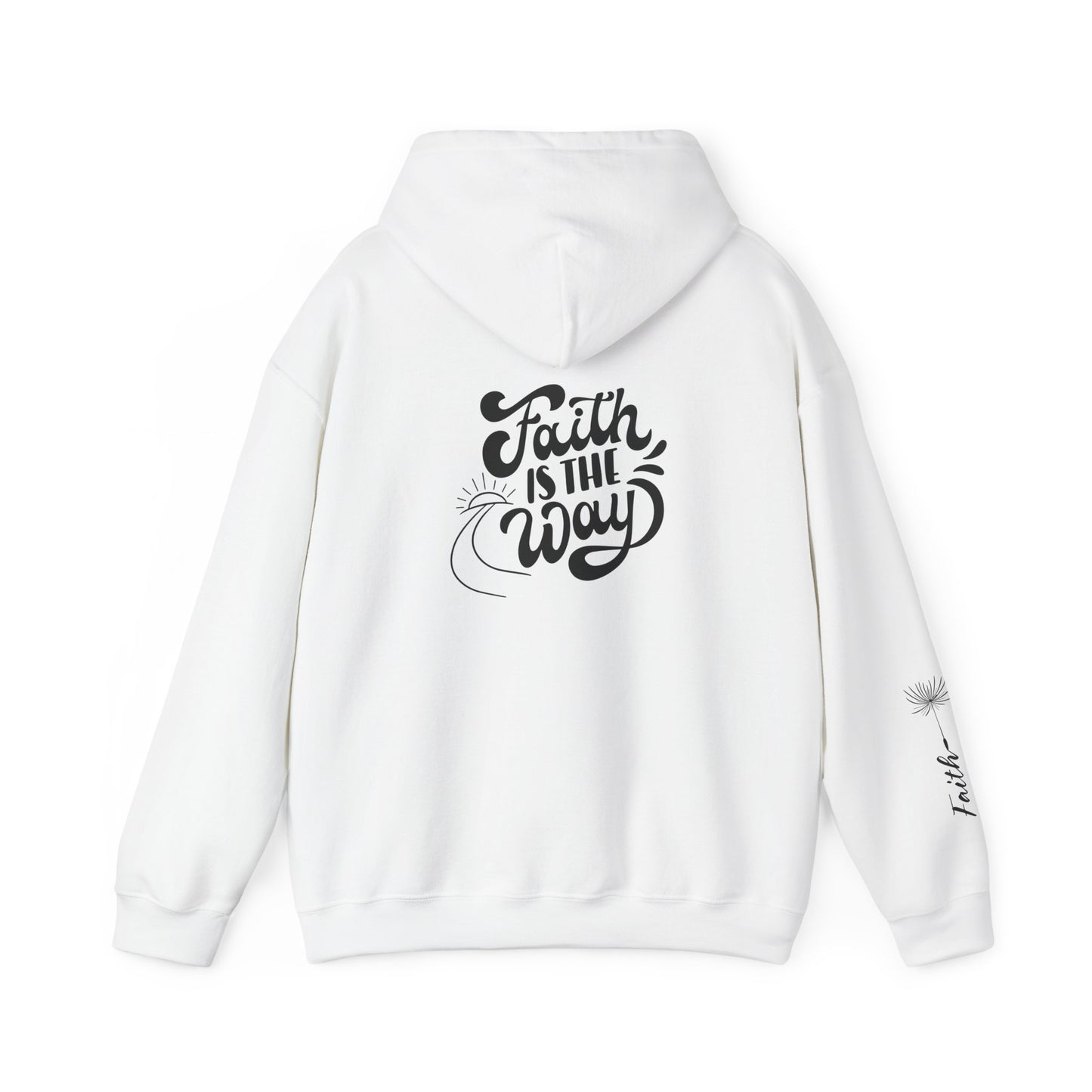 Hope & Faith Unisex Hooded Sweatshirt | Inspirational Graphic Hoodie