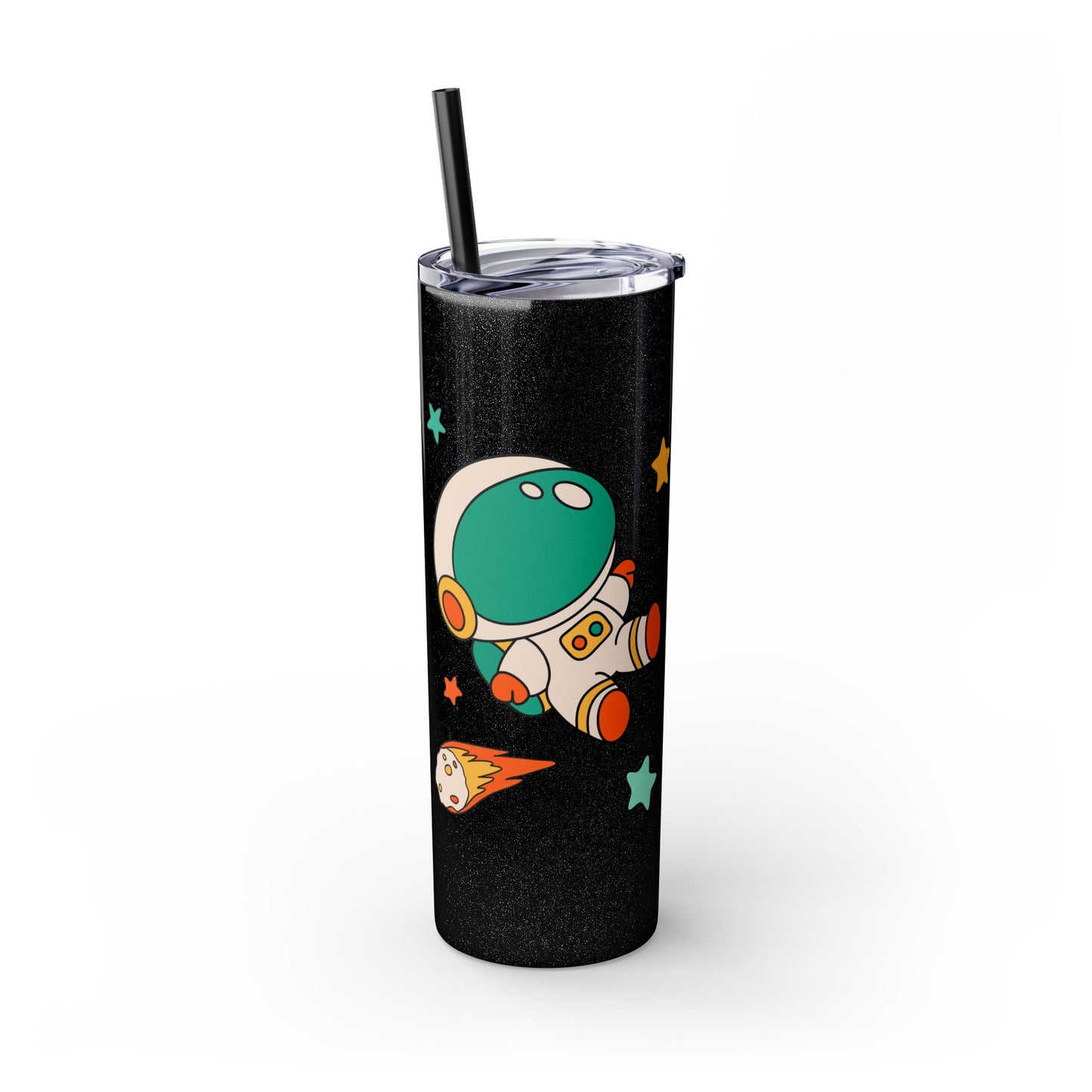 Go to the Stars Skinny Tumbler with Straw - 20oz Space Theme Drinkware