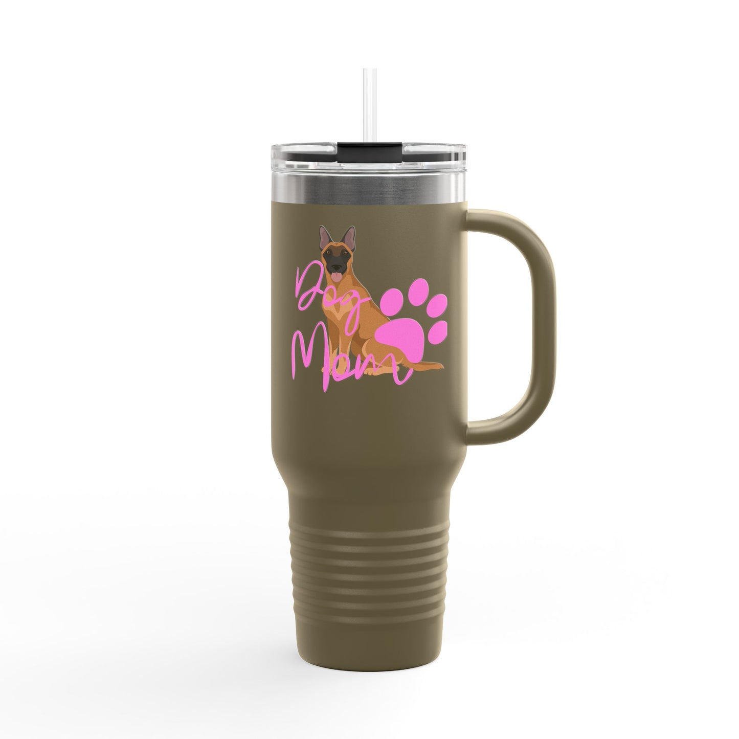 Cute Belgian Dog Mom Insulated Travel Mug - 40oz, Perfect Gift for Pet Lovers