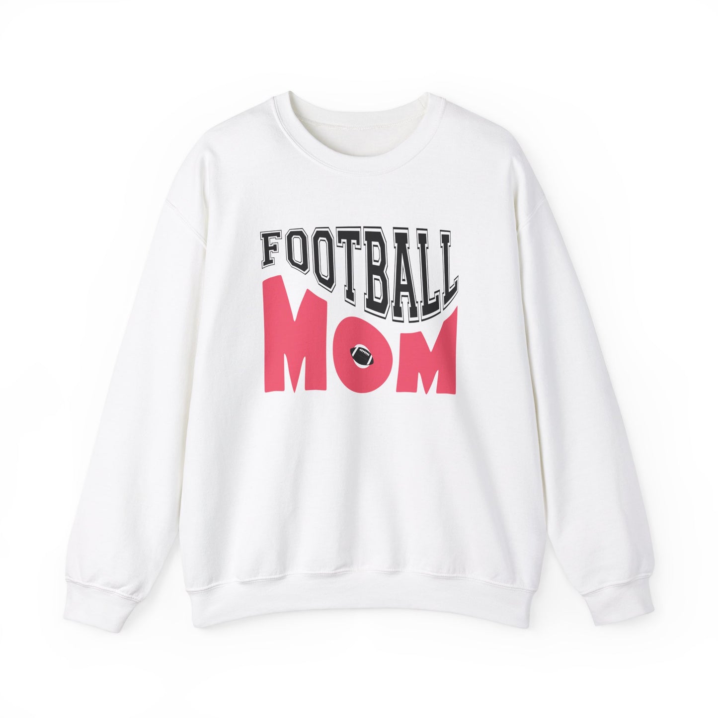 Football Mom Unisex Heavy Blend Crewneck Sweatshirt | Perfect Gift for Game Day