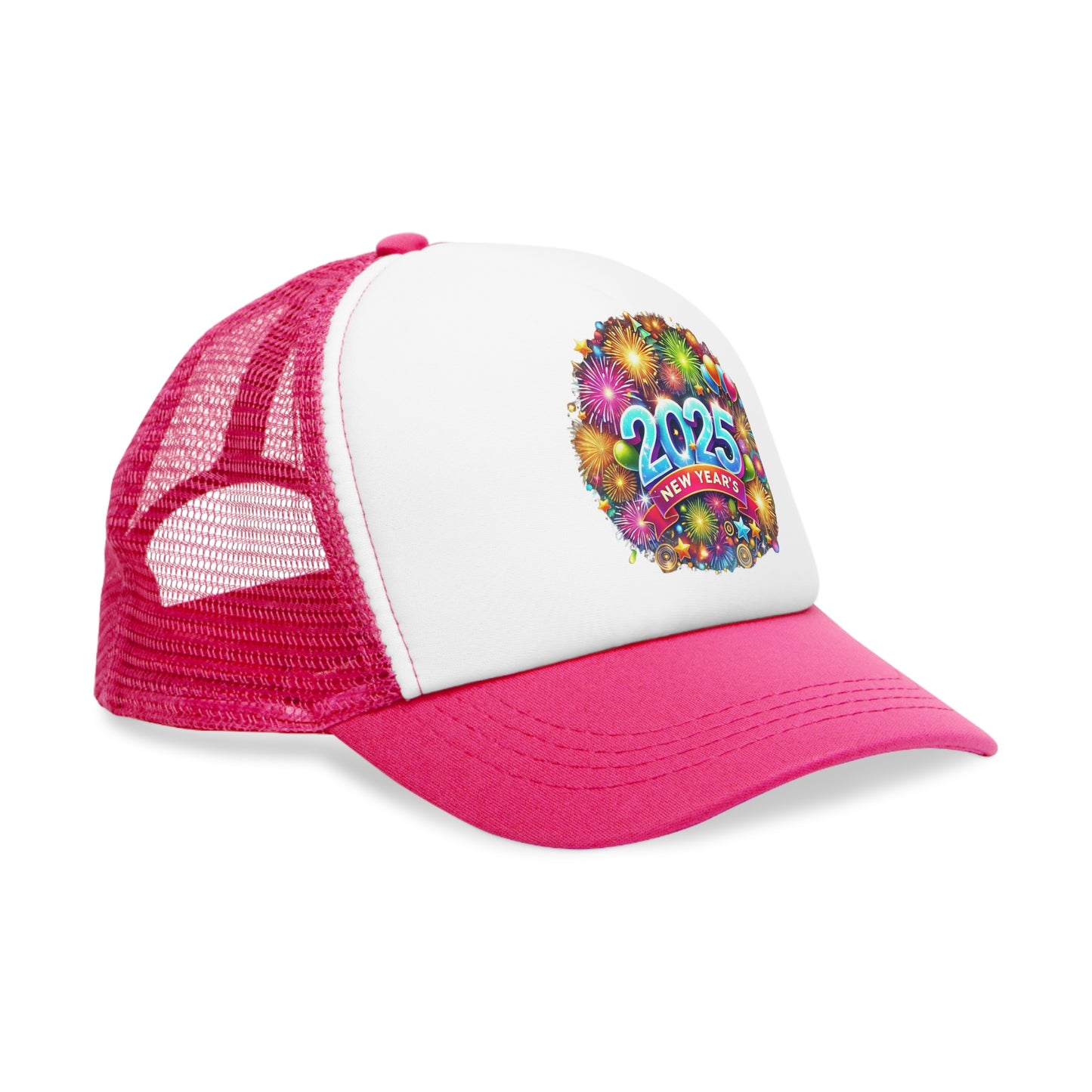 New Year's 2025 Celebration Mesh Cap