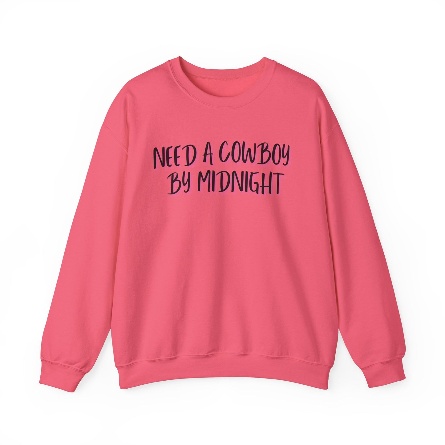 New Years Need a Cowboy by Midnight Unisex Crewneck Sweatshirt - Cozy Casual Wear