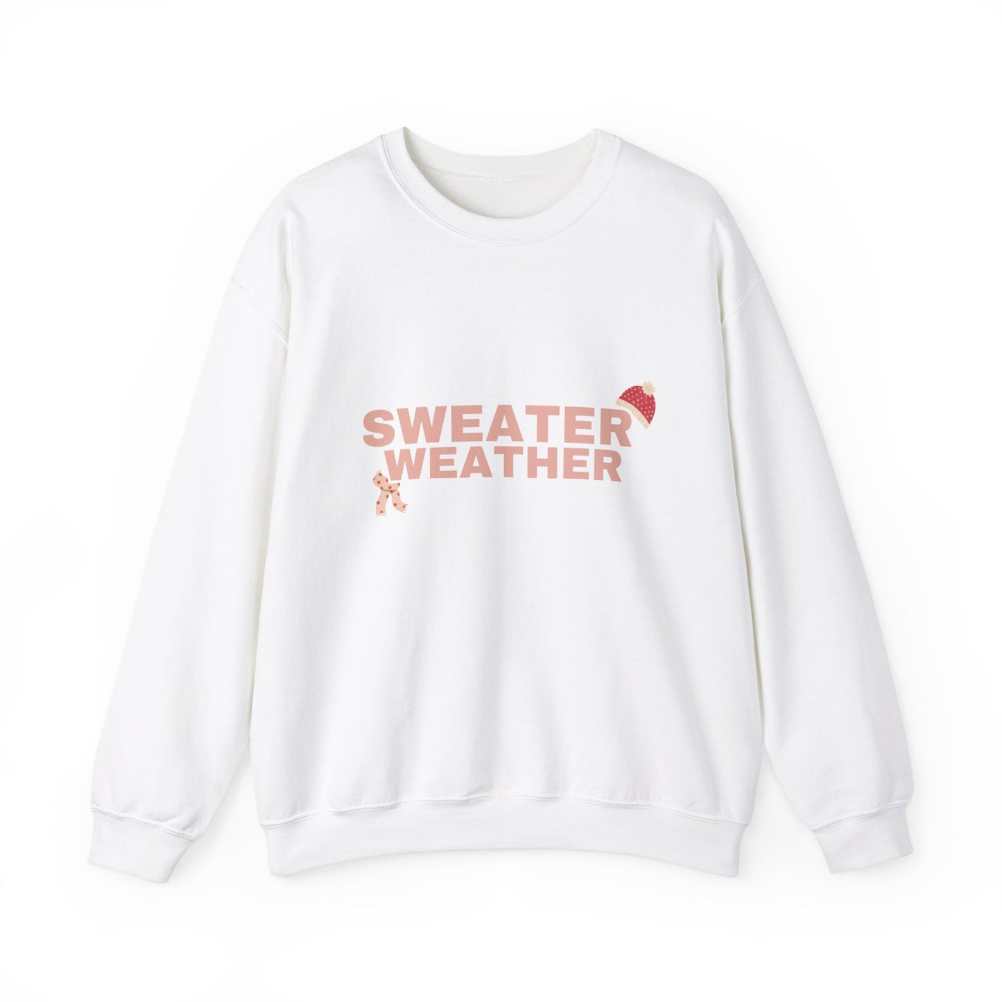 Sweater Weather pink ink - Unisex Heavy Blend™ Crewneck Sweatshirt