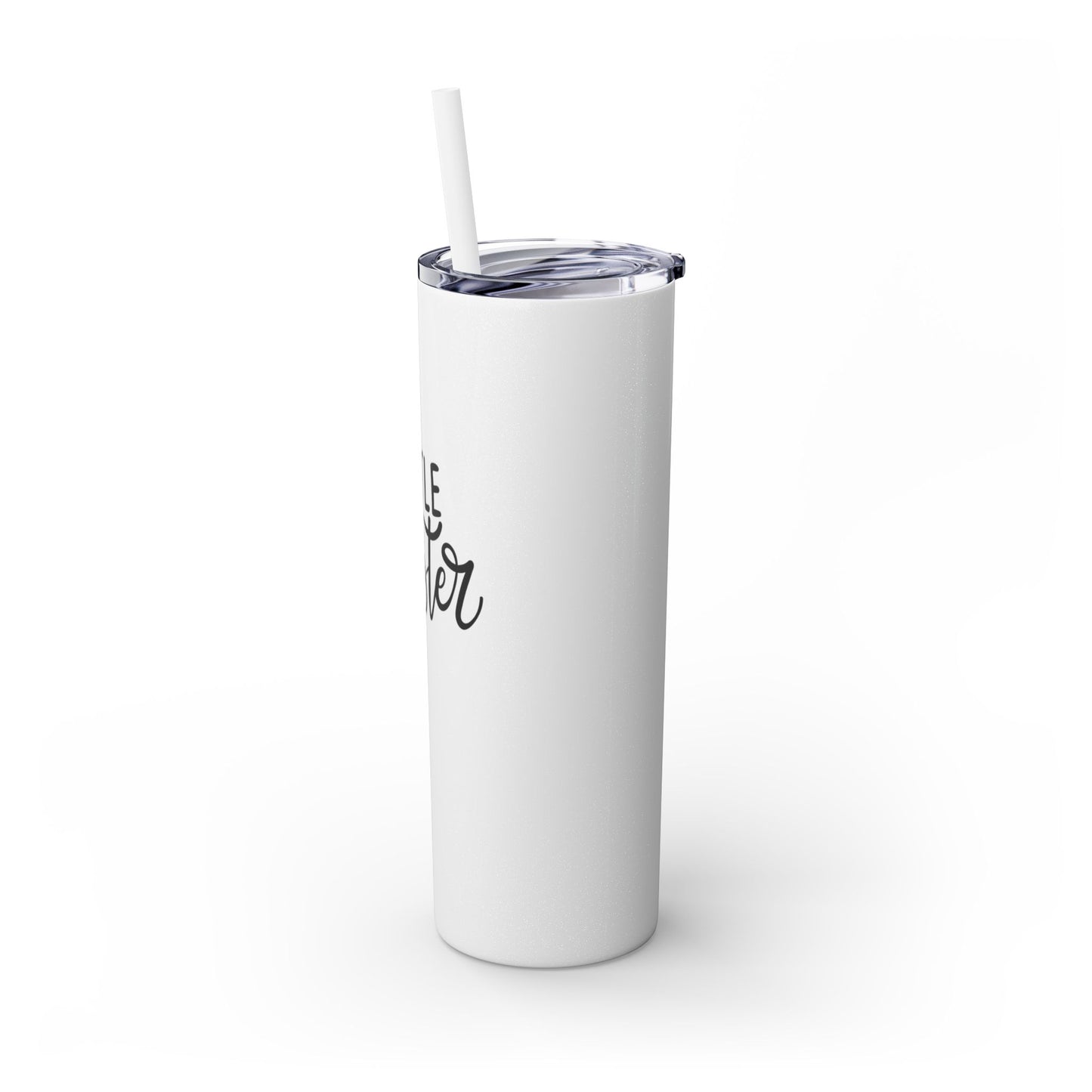 Little Sister Skinny Tumbler with Straw, 20oz - Perfect Gift for Siblings