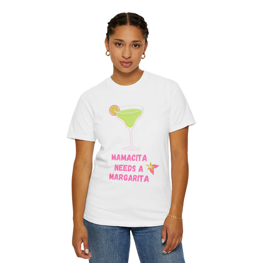 Funny Margarita T-Shirt - 'Mamacita Needs a Margarita'