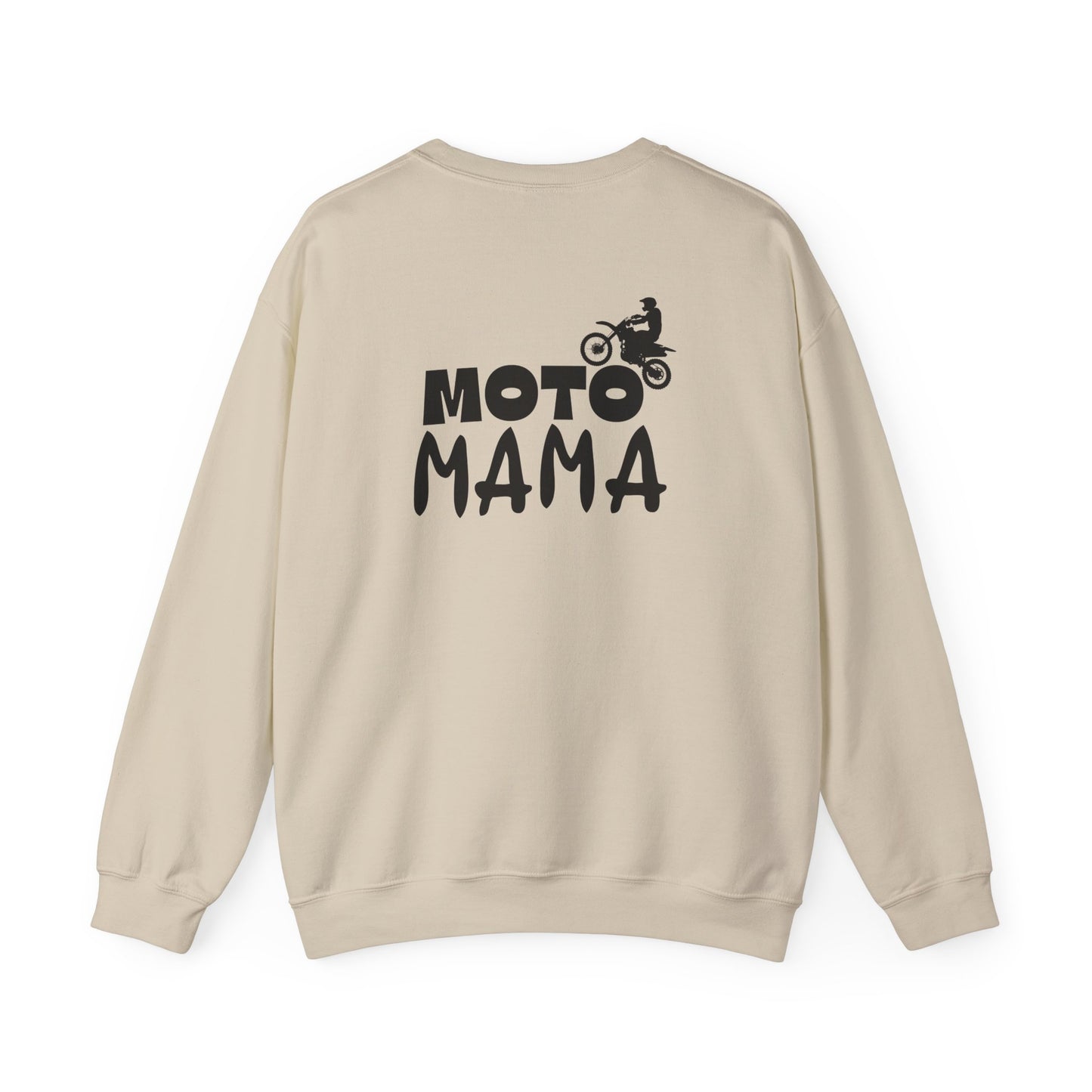 Moto Mama Unisex Heavy Blend™ Crewneck Sweatshirt - Perfect Gift for Motorcycle Moms