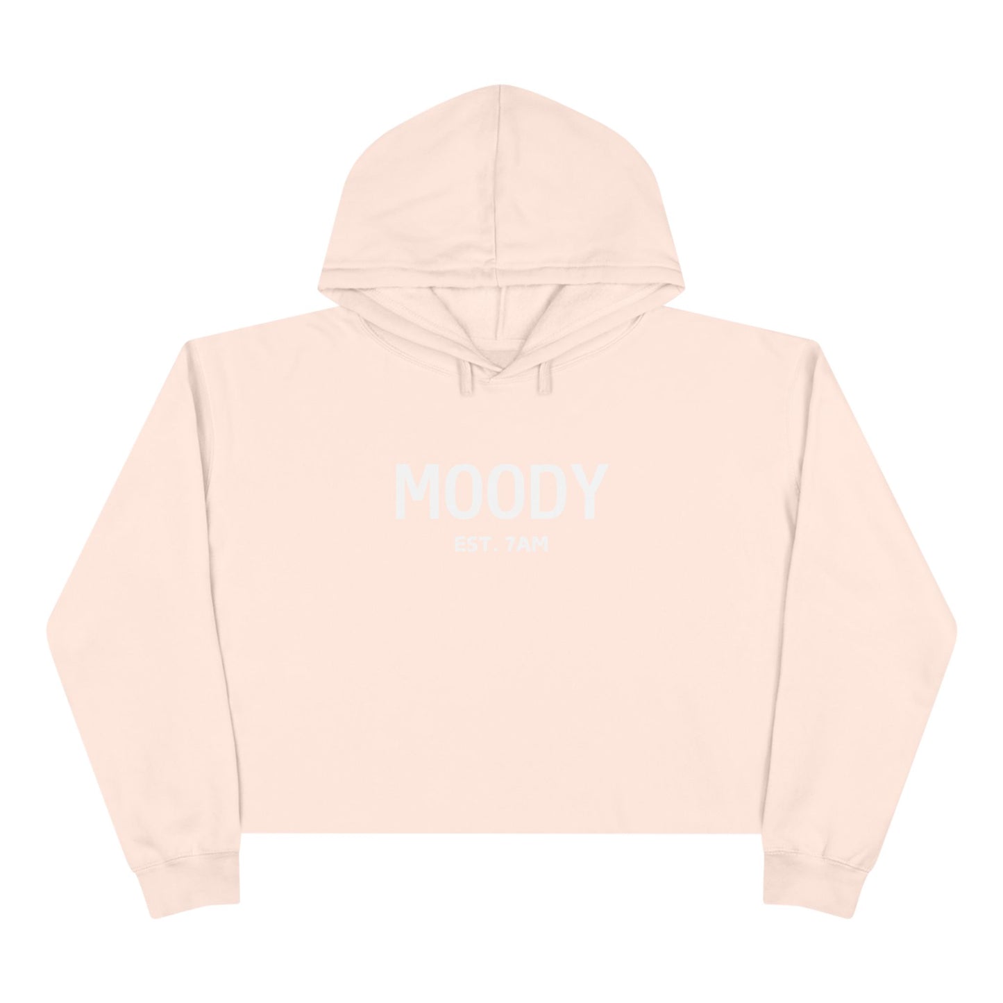 Moody Crop Hoodie - Stylish and Comfy Casual Wear for Every Mood