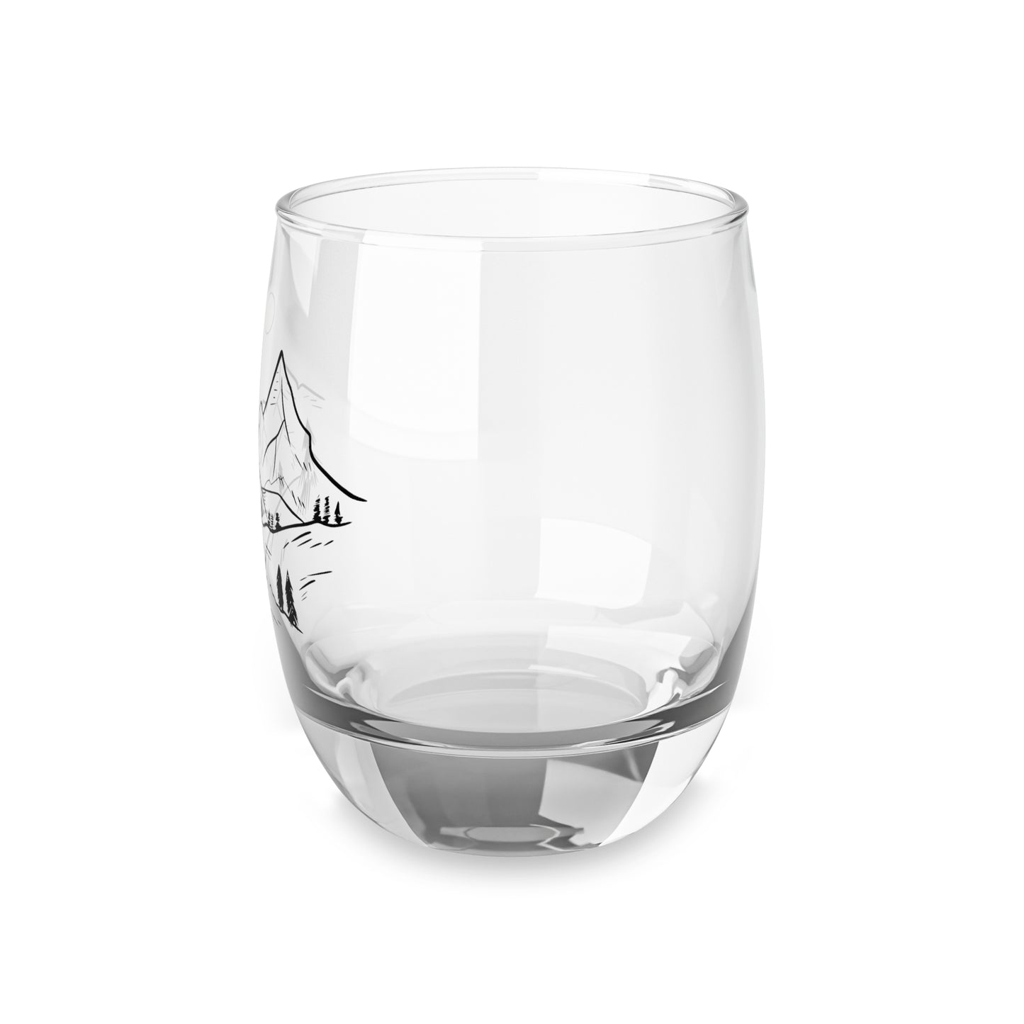 Mountain Landscape Whiskey Glass – Perfect for Nature Lovers & Outdoor Enthusiasts