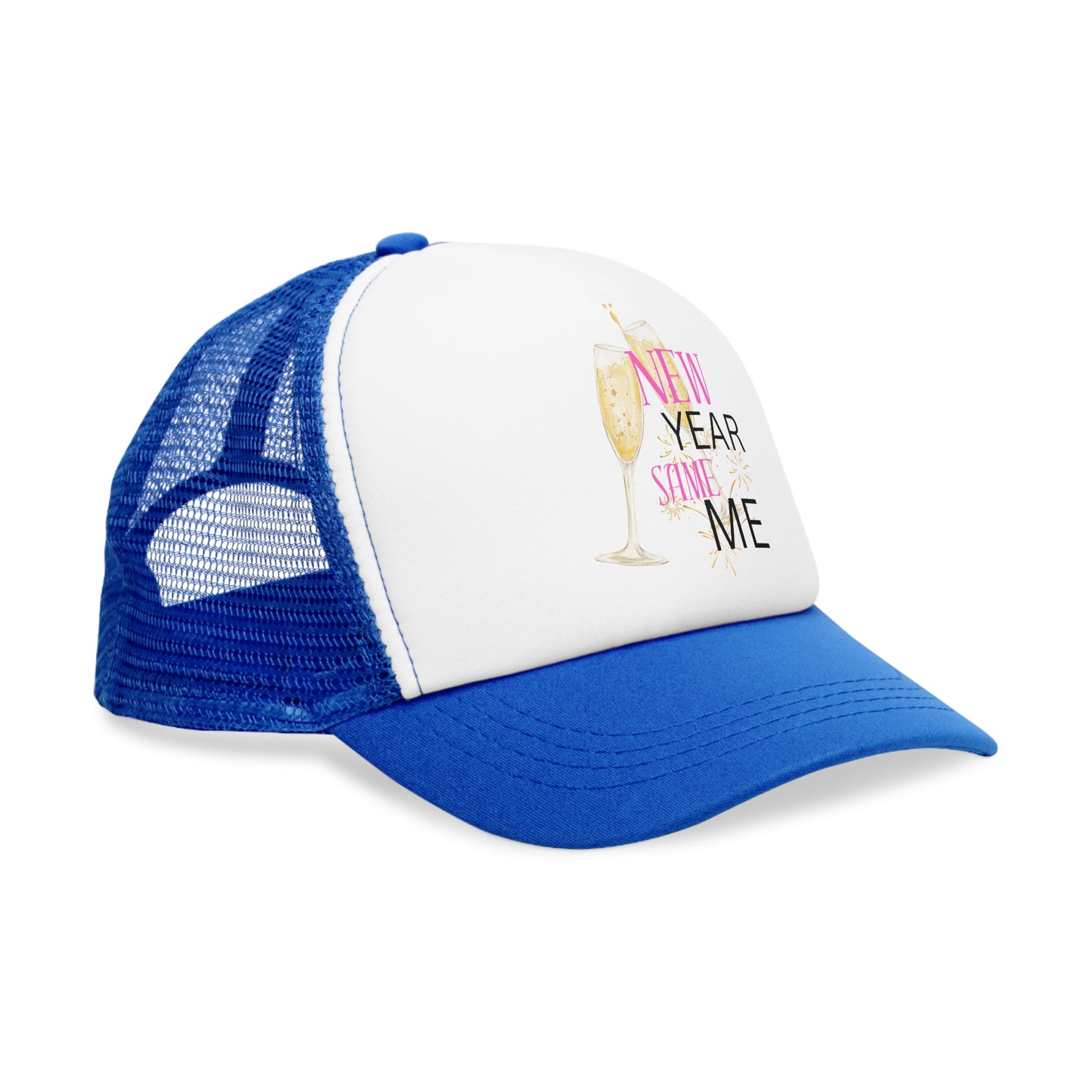 New Year Same Me Celebration Mesh Cap | Fun Party Hat for Festive Events