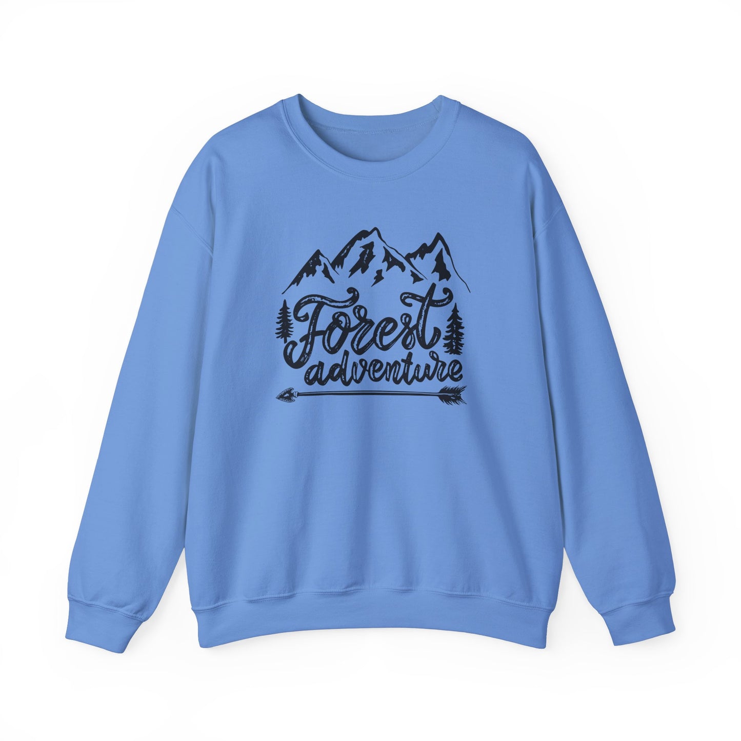 Forest Adventure Unisex Heavy Blend Crewneck Sweatshirt | Perfect for Outdoor Lovers