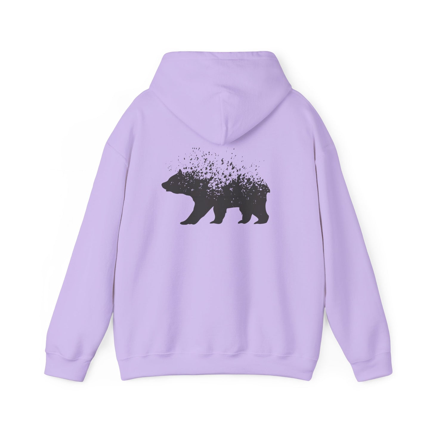 Nature-Inspired Bear Hoodie | Unisex Heavy Blend™ Sweatshirt | Cozy Forest Design