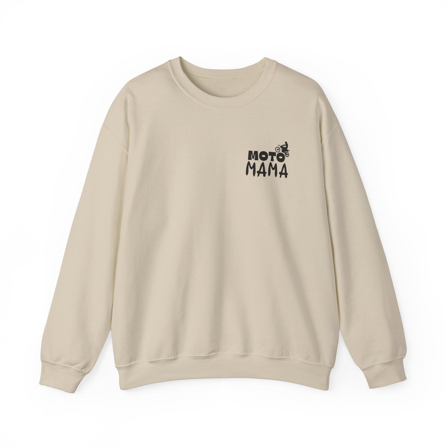 Moto Mama Unisex Heavy Blend™ Crewneck Sweatshirt - Perfect Gift for Motorcycle Moms