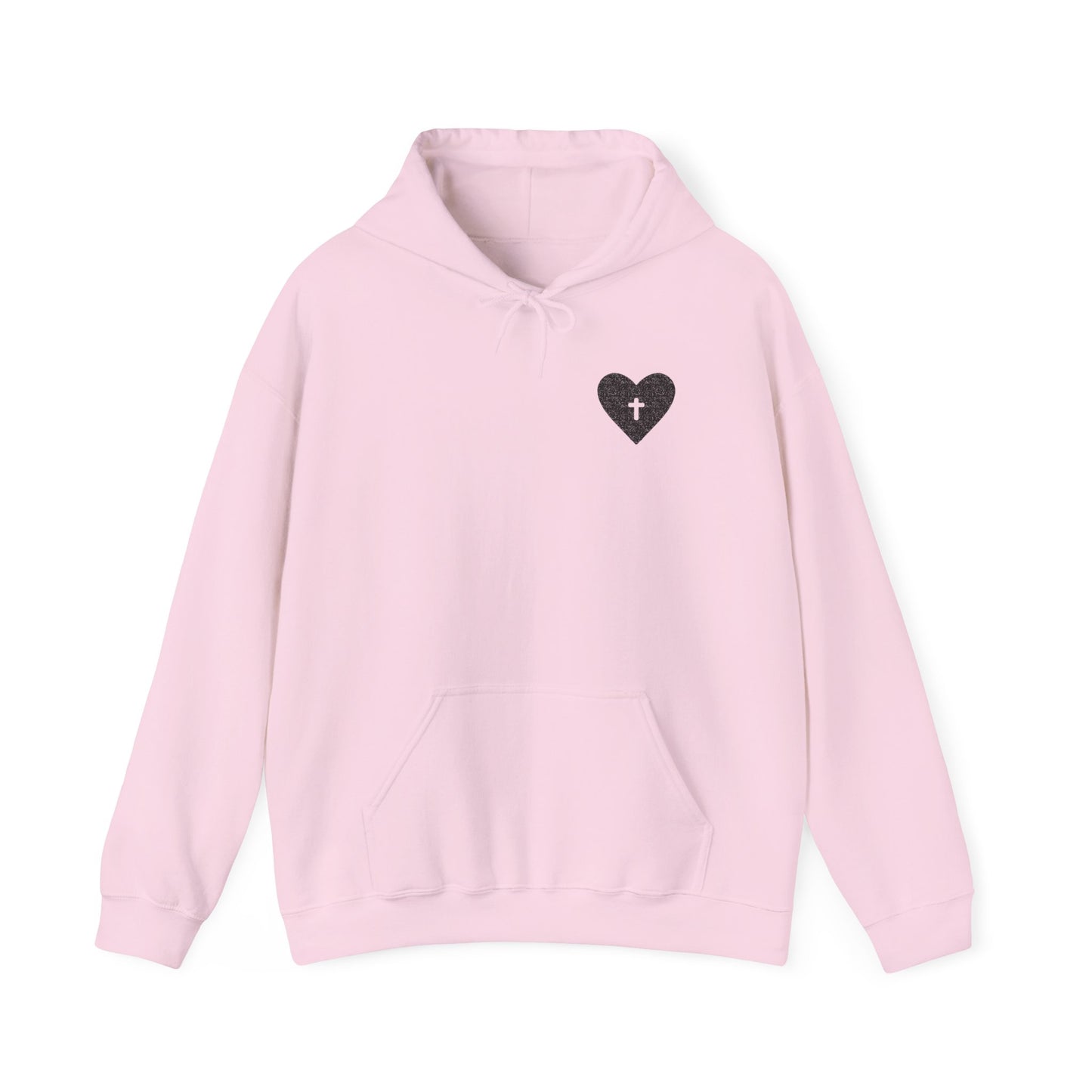 Faith & Comfort Unisex Hooded Sweatshirt - Healing Heart Design