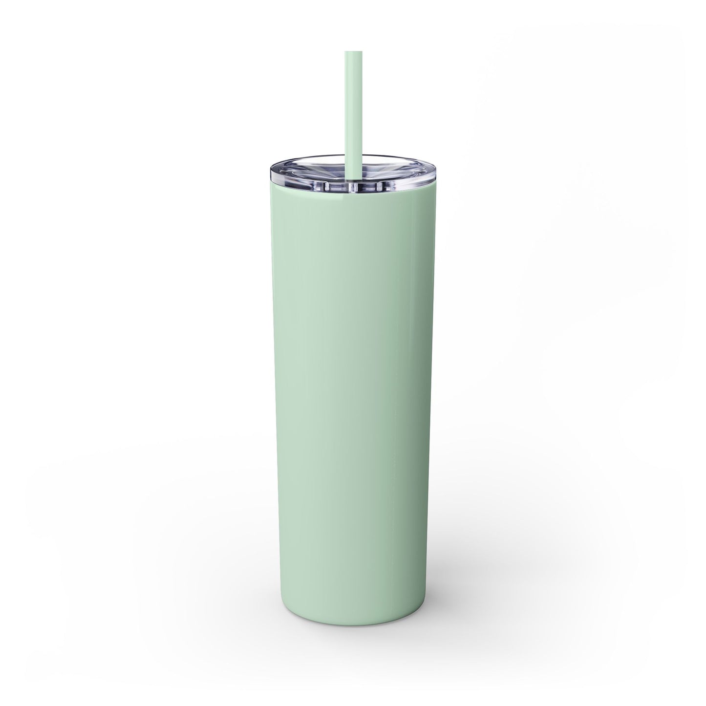 We Will Miss You Skinny Tumbler with Straw - 20oz Travel Mug for Farewell Gifts