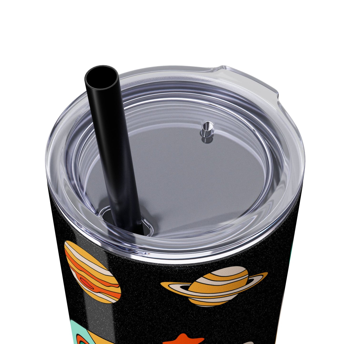 Go to the Stars Skinny Tumbler with Straw - 20oz Space Theme Drinkware