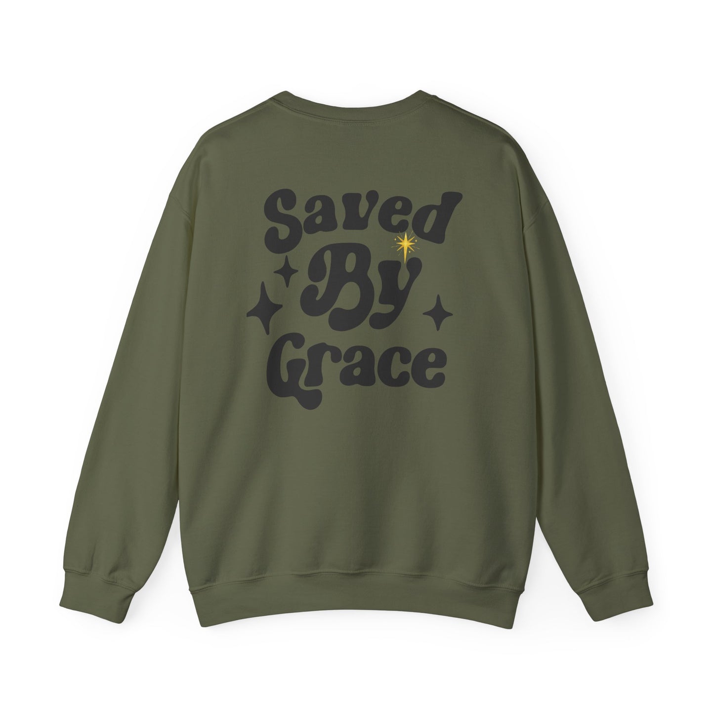 Saved by Grace Unisex Heavy Blend™ Crewneck Sweatshirt