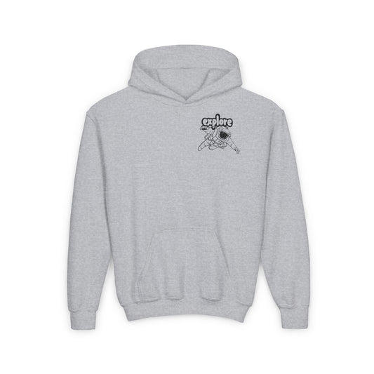 Youth Explore Space Hoodie - Adventure & Imagination Inspired