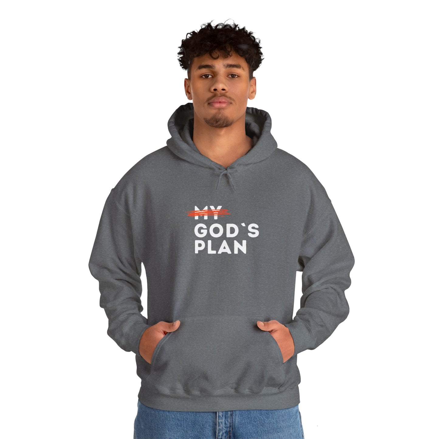 Gods Plan Inspirational Hooded Sweatshirt - "My Plan" Design