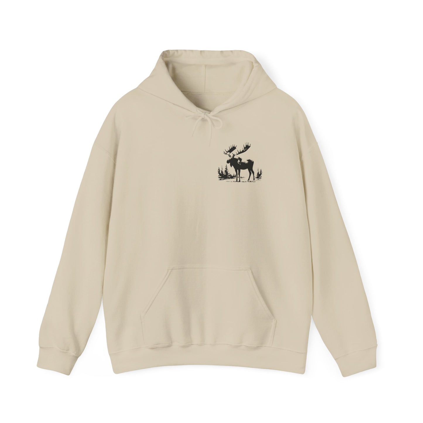 Cozy Moose Graphic Hoodie for Nature Lovers