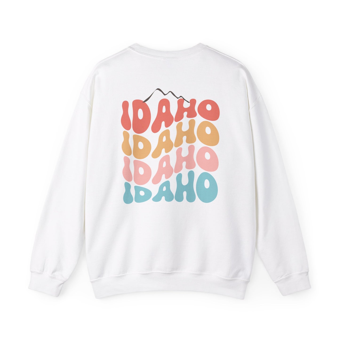 Idaho Retro Graphic Unisex Heavy Blend™ Crewneck Sweatshirt