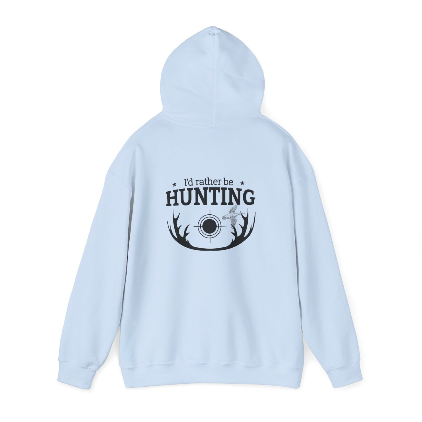 I'd Rather Be Hunting Unisex Heavy Blend Hoodie - Comfortable Outdoor Apparel