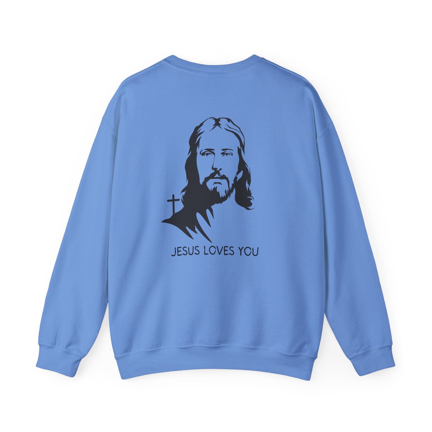 Christian Love Sweatshirt - Jesus Loves You Crewneck