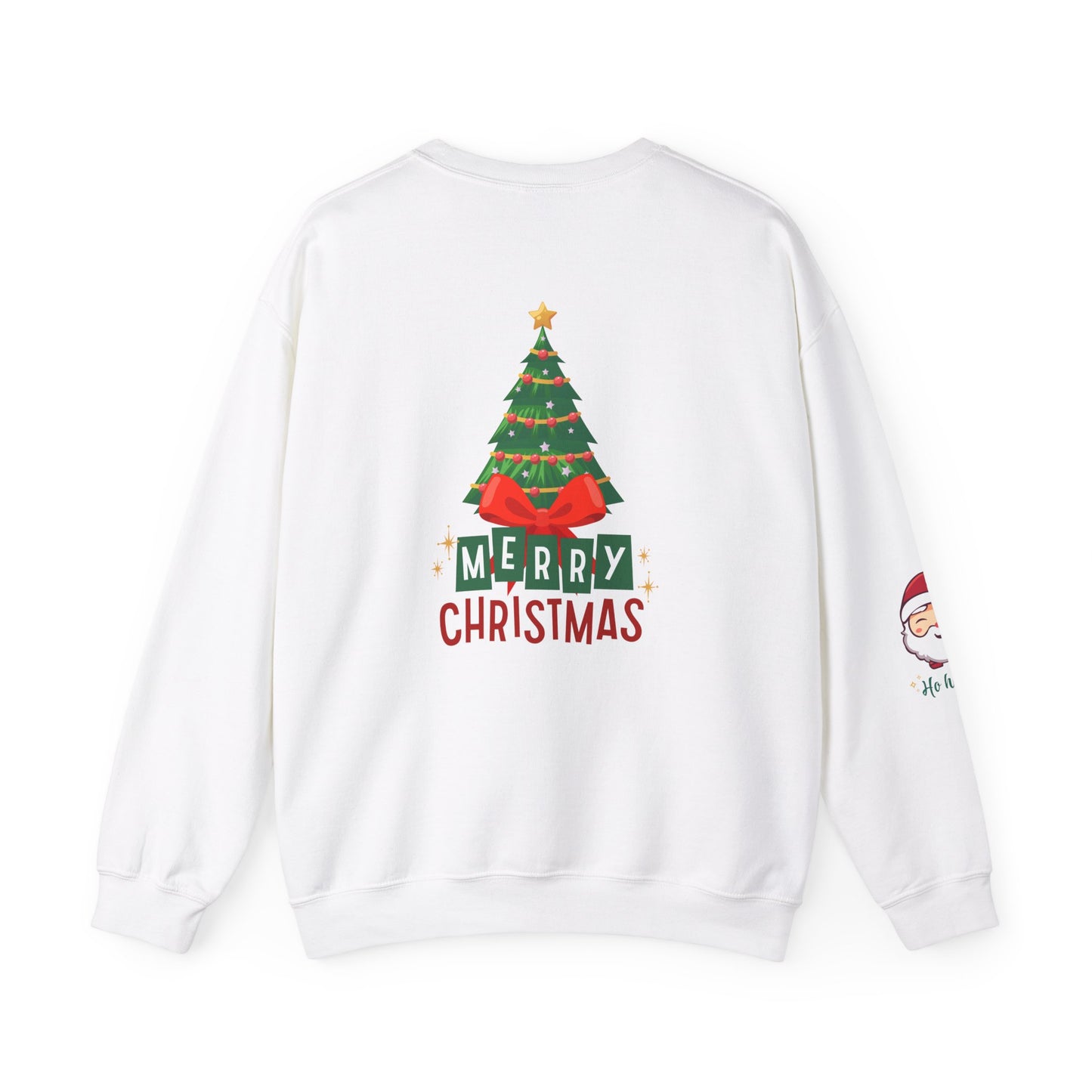 Merry Christmas Holly Jolly Crewneck Sweatshirt - Unisex Holiday Design