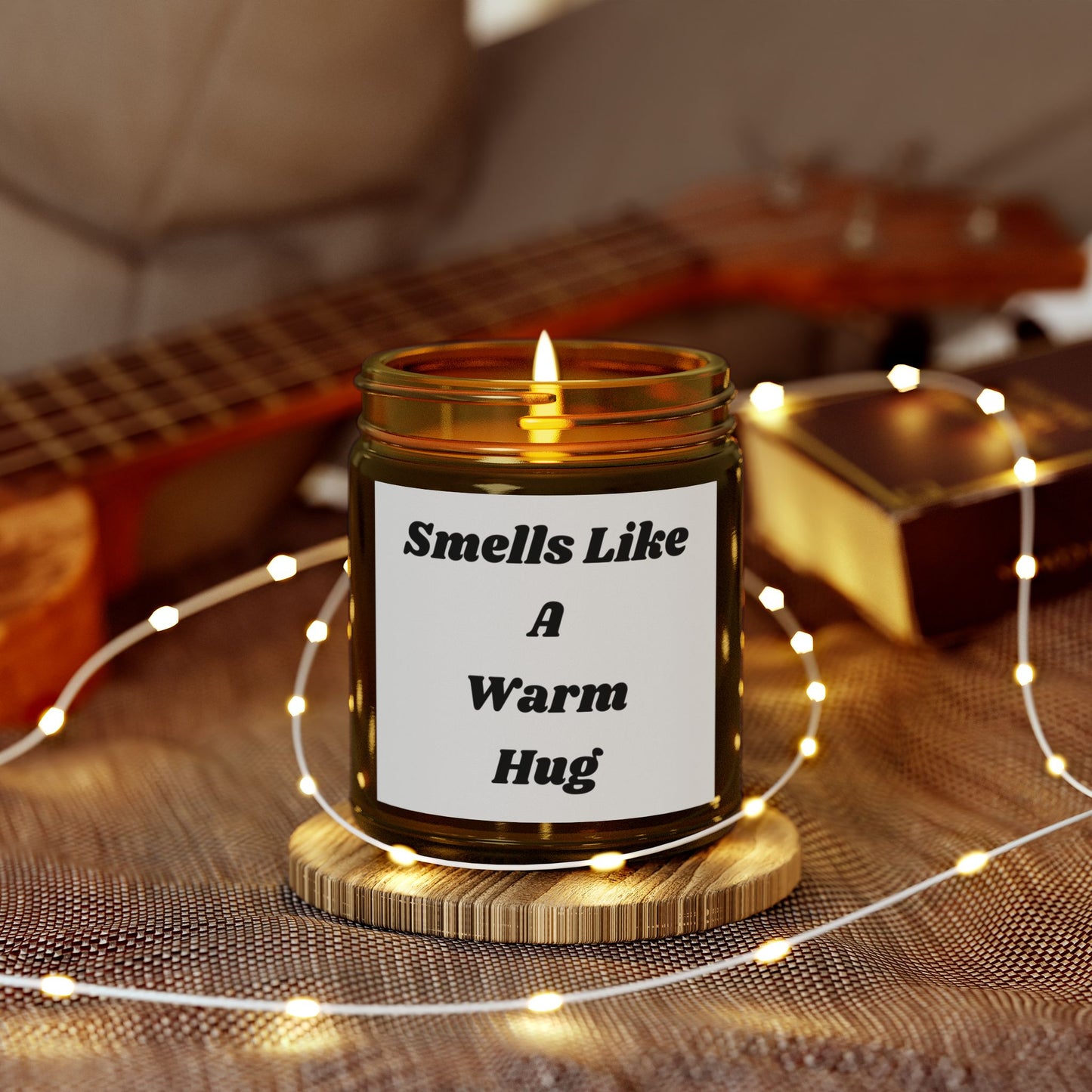 Warm Hug Scented Candle - Coconut Apricot Wax (4oz, 9oz)