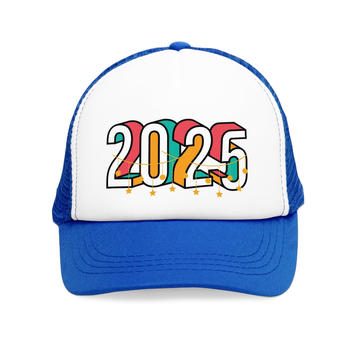 New Years Retro 2025 Mesh Cap - Perfect for Celebrations and Everyday Style