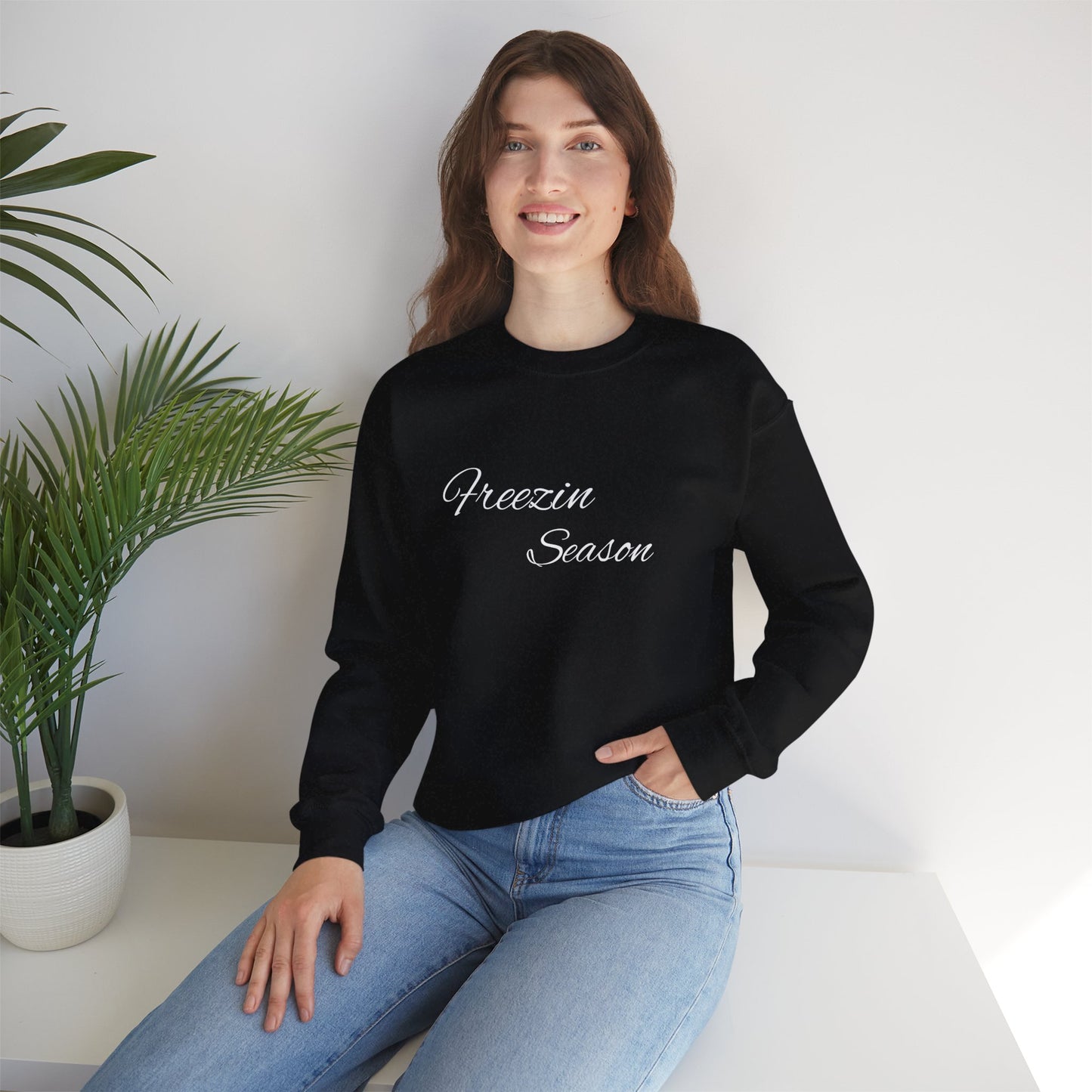 Freezin Season Unisex Heavy Blend™ Sweatshirt - Cozy Winter Apparel