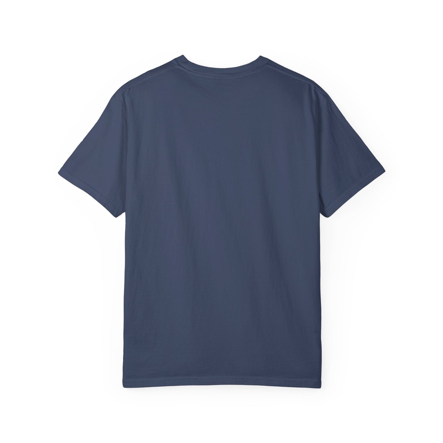 Unisex Garment-Dyed T-Shirt with Minimalist Cross Design