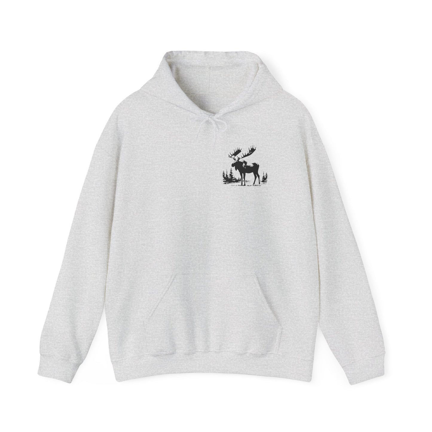 Cozy Moose Graphic Hoodie for Nature Lovers