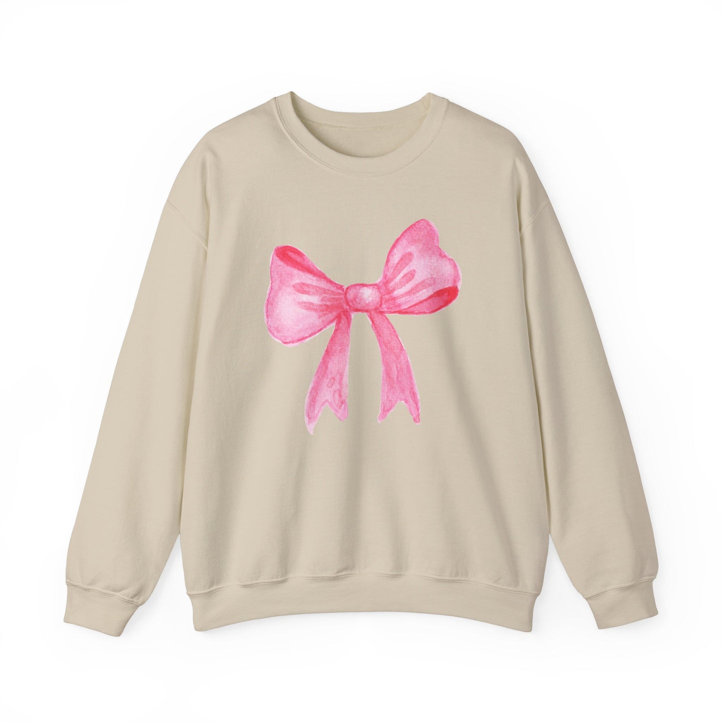 Pink Bow Unisex Sweatshirt - Cozy Gift for Fashion Lovers