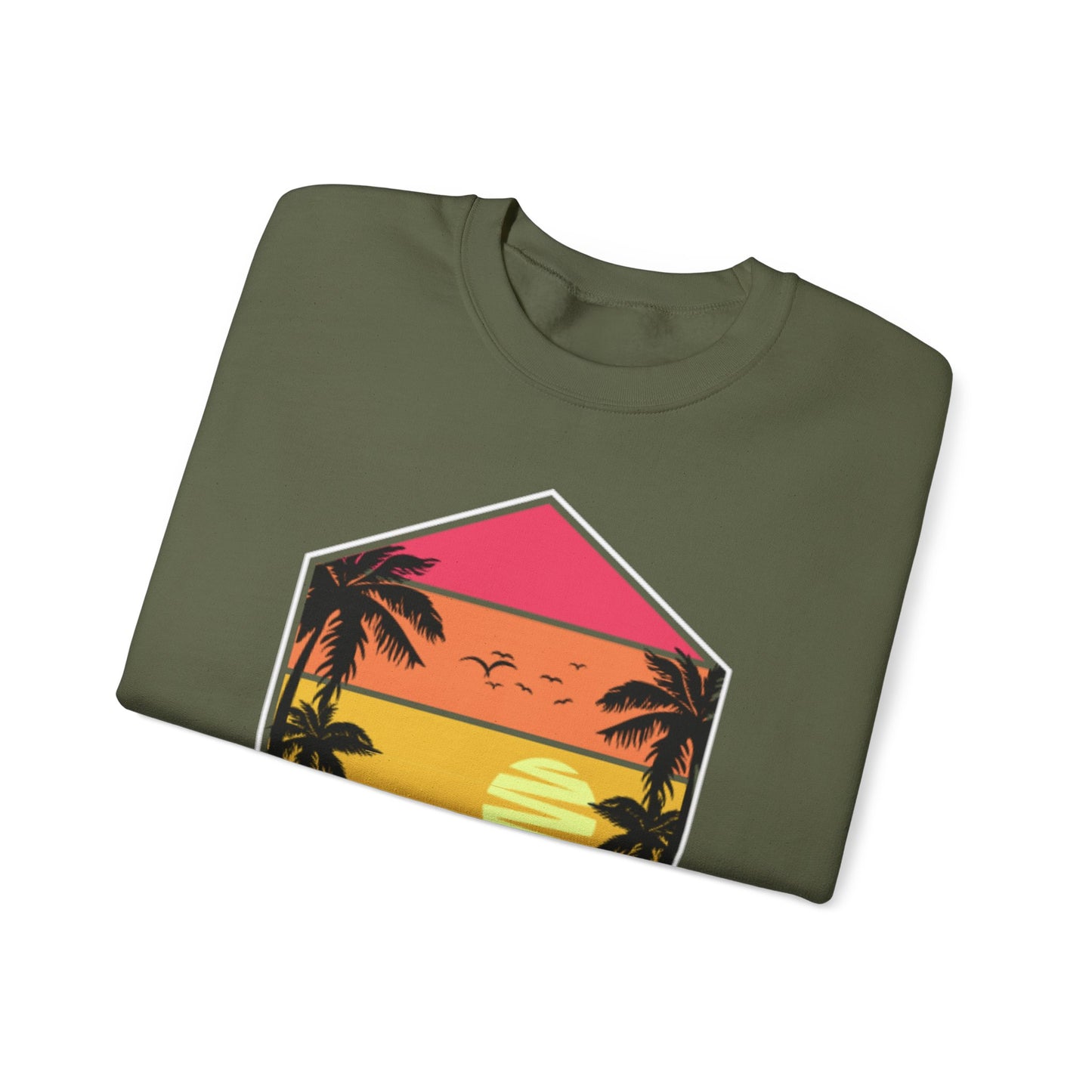 Surfing Hang Loose - Unisex Heavy Blend™ Crewneck Sweatshirt