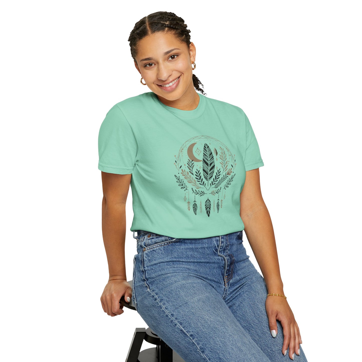 Bohemian Dreamcatcher T-Shirt - Unisex Garment-Dyed Tee