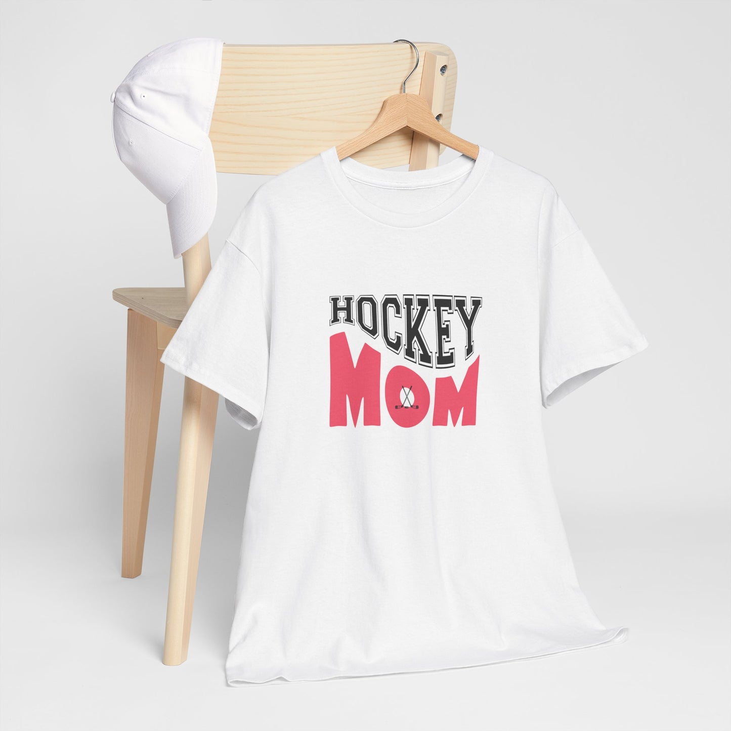 Hockey Mom Unisex Heavy Cotton Tee - Perfect for Sports Lovers