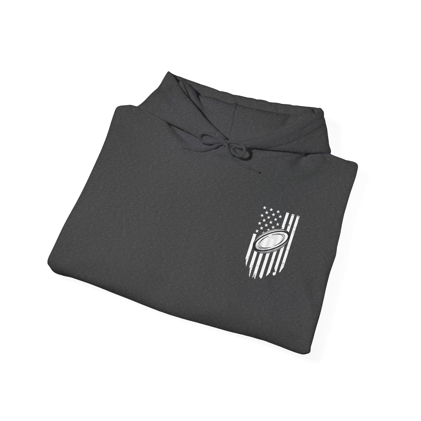 Rugby Mom Hoodie – Unisex Heavy Blend™ Sweatshirt with American Flag Design