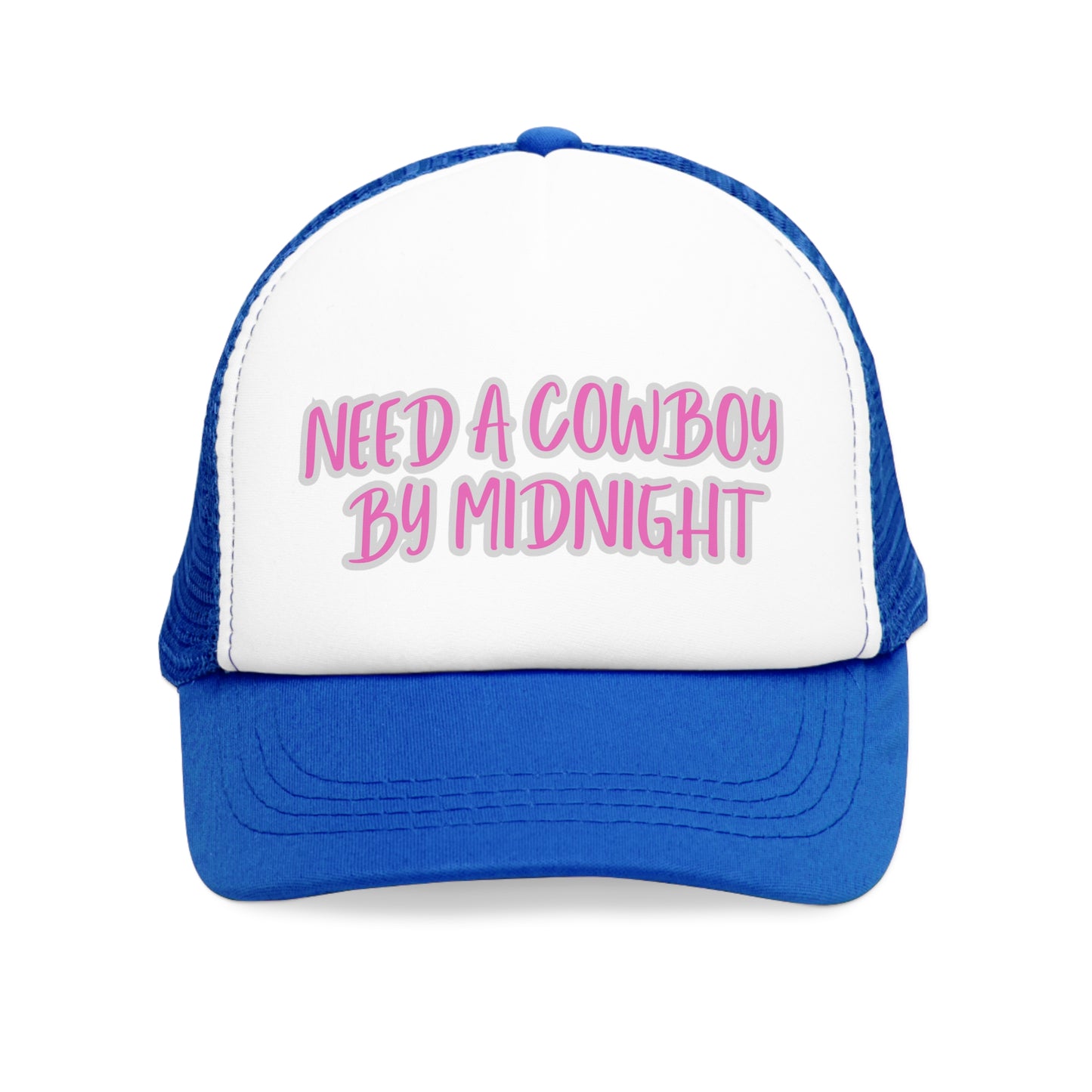 New Years Eve Need A Cowboy By Midnight Mesh Cap