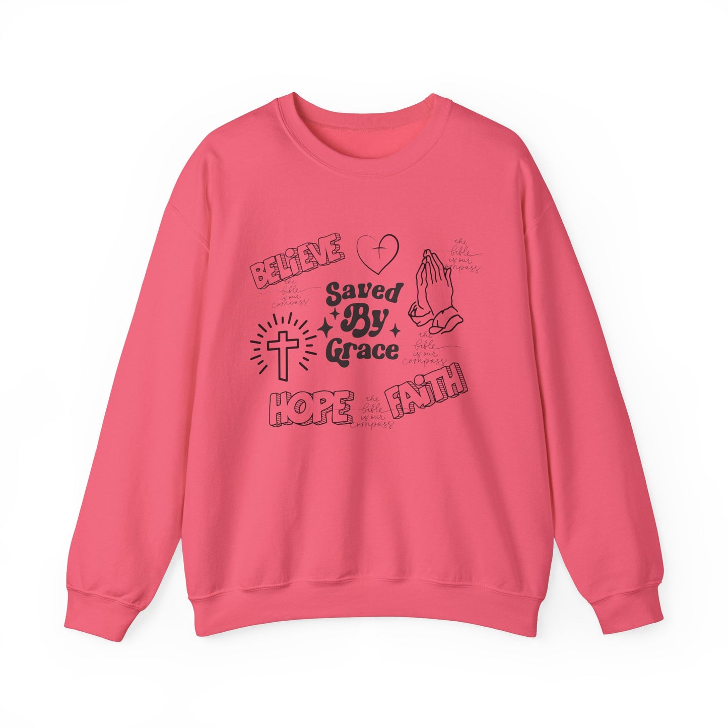 Faith & Grace Crewneck Sweatshirt - Unisex Heavy Blend™ - Perfect for Everyday Inspiration