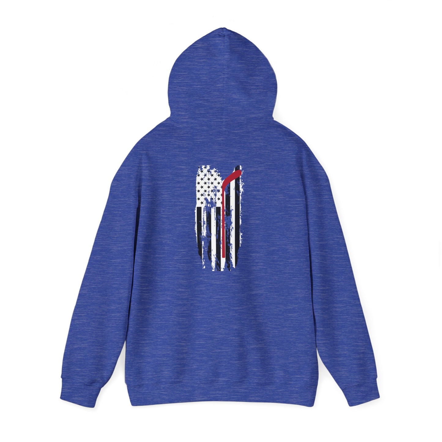 Hockey America Dad Unisex Hooded Sweatshirt - Patriotic Sportswear