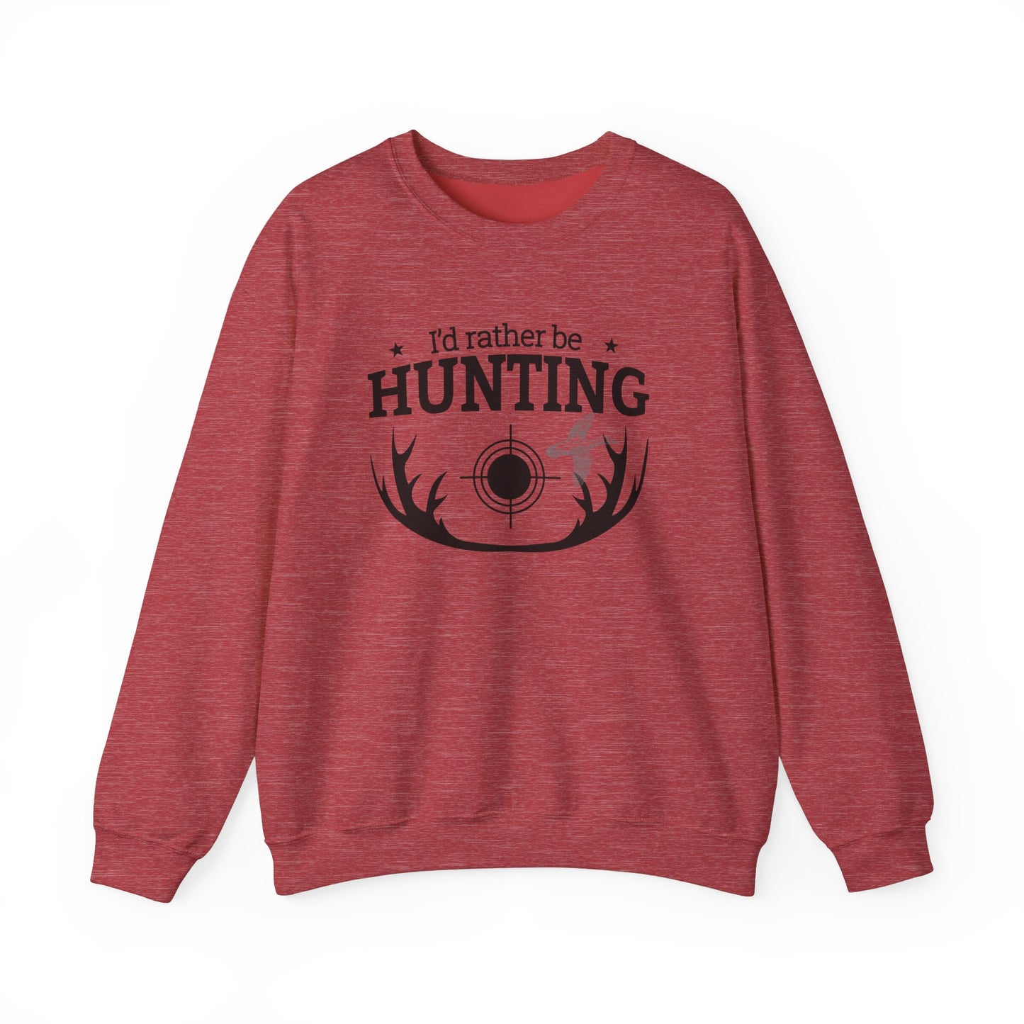 I'd Rather Be Hunting Unisex Crewneck Sweatshirt | Cozy Outdoor Apparel