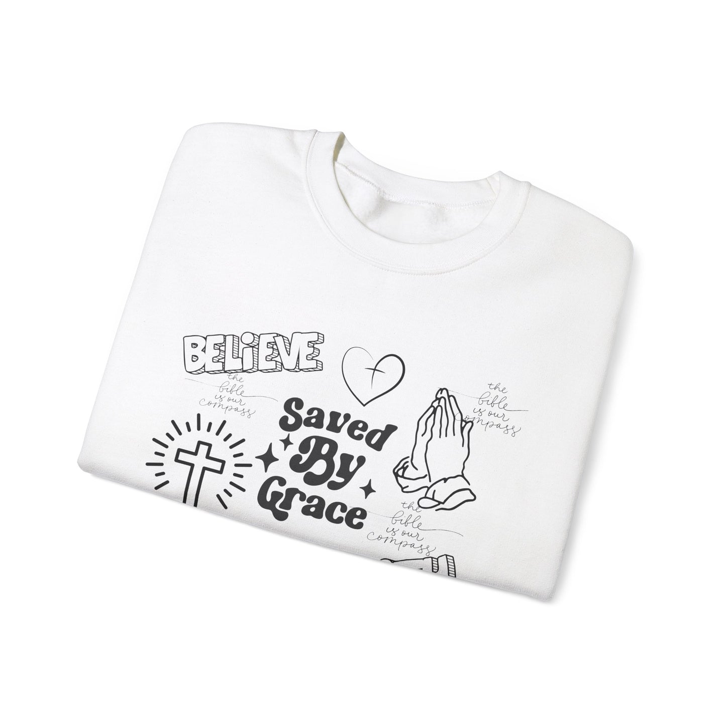 Faith & Grace Crewneck Sweatshirt - Unisex Heavy Blend™ - Perfect for Everyday Inspiration