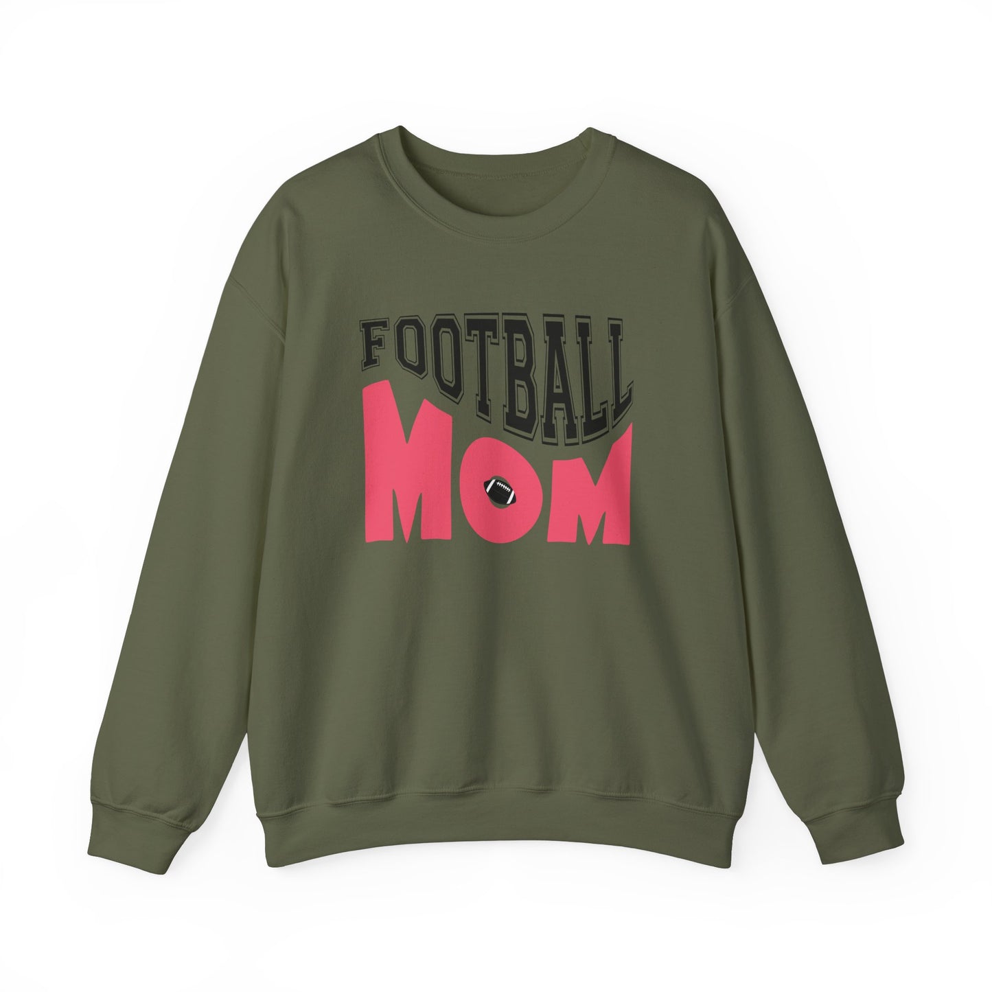 Football Mom Unisex Heavy Blend Crewneck Sweatshirt | Perfect Gift for Game Day