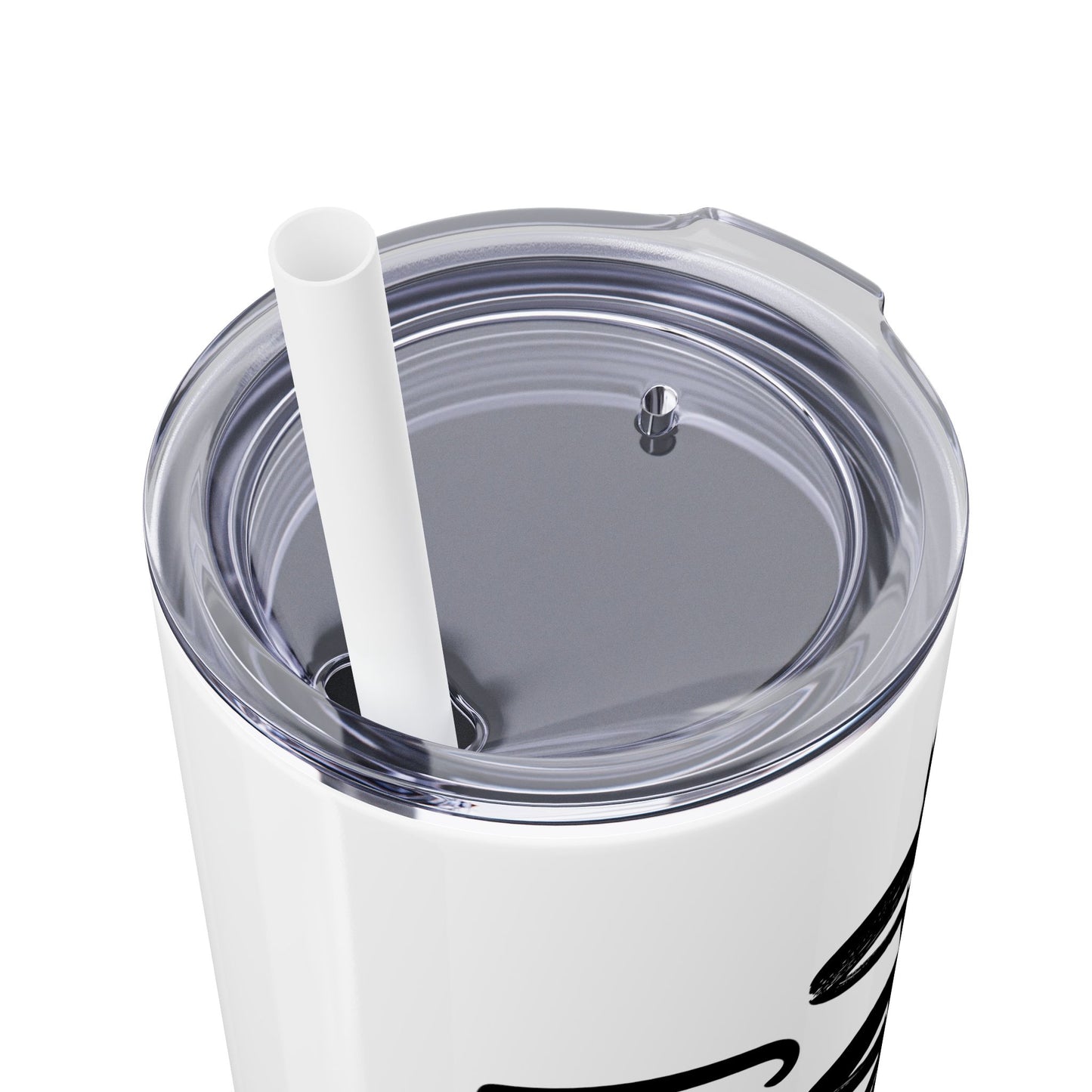 Hockey Mama 20oz Skinny Tumbler with Straw - Perfect Gift for Sports Moms