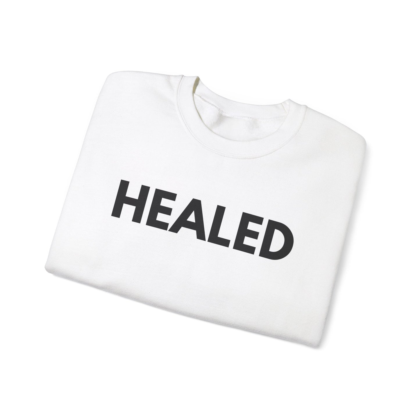 Healed Godly Unisex Heavy Blend™ Crewneck Sweatshirt - Cozy Comfort for Self-Care and Recovery