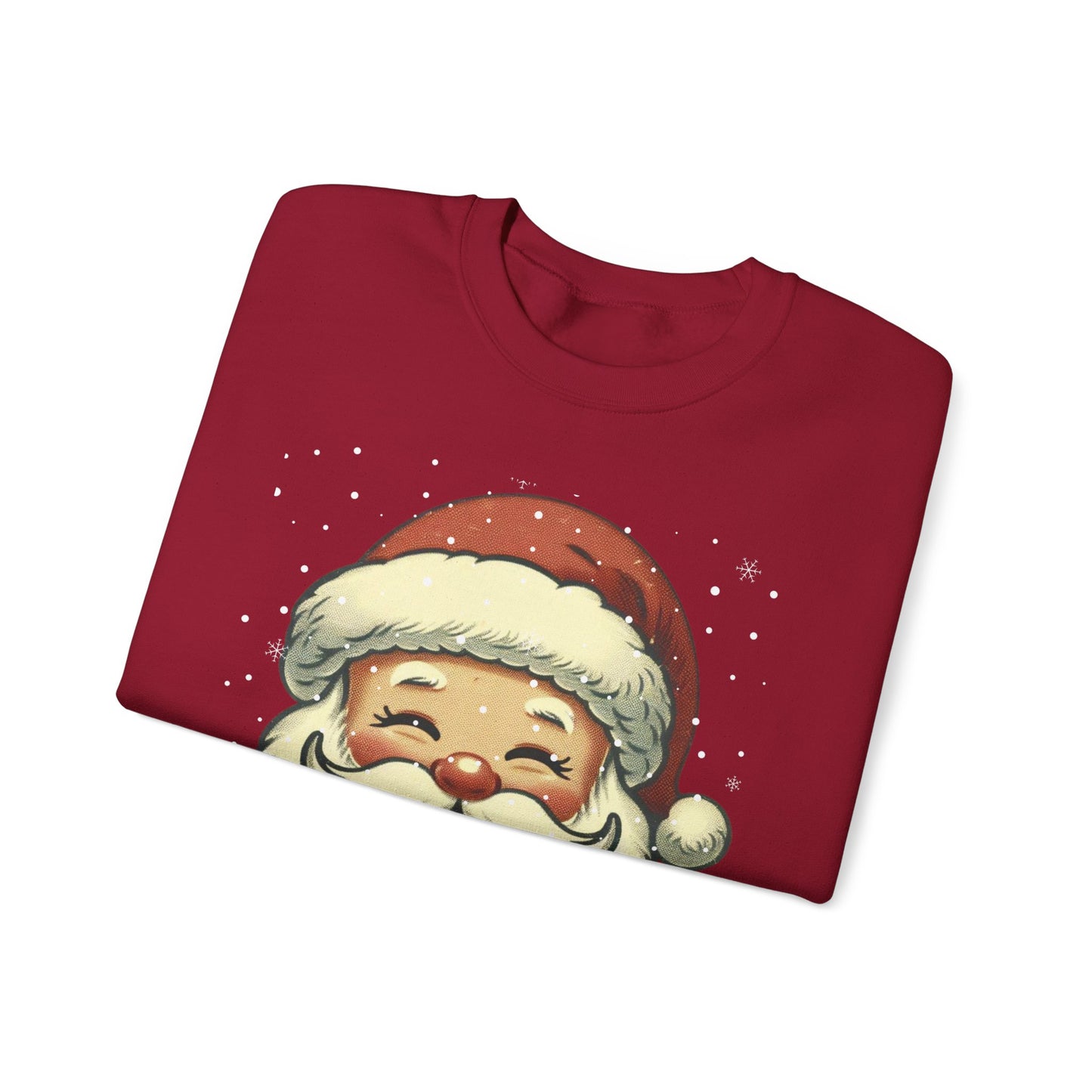 Vintage Santa Face Unisex Heavy Blend™ Crewneck Sweatshirt