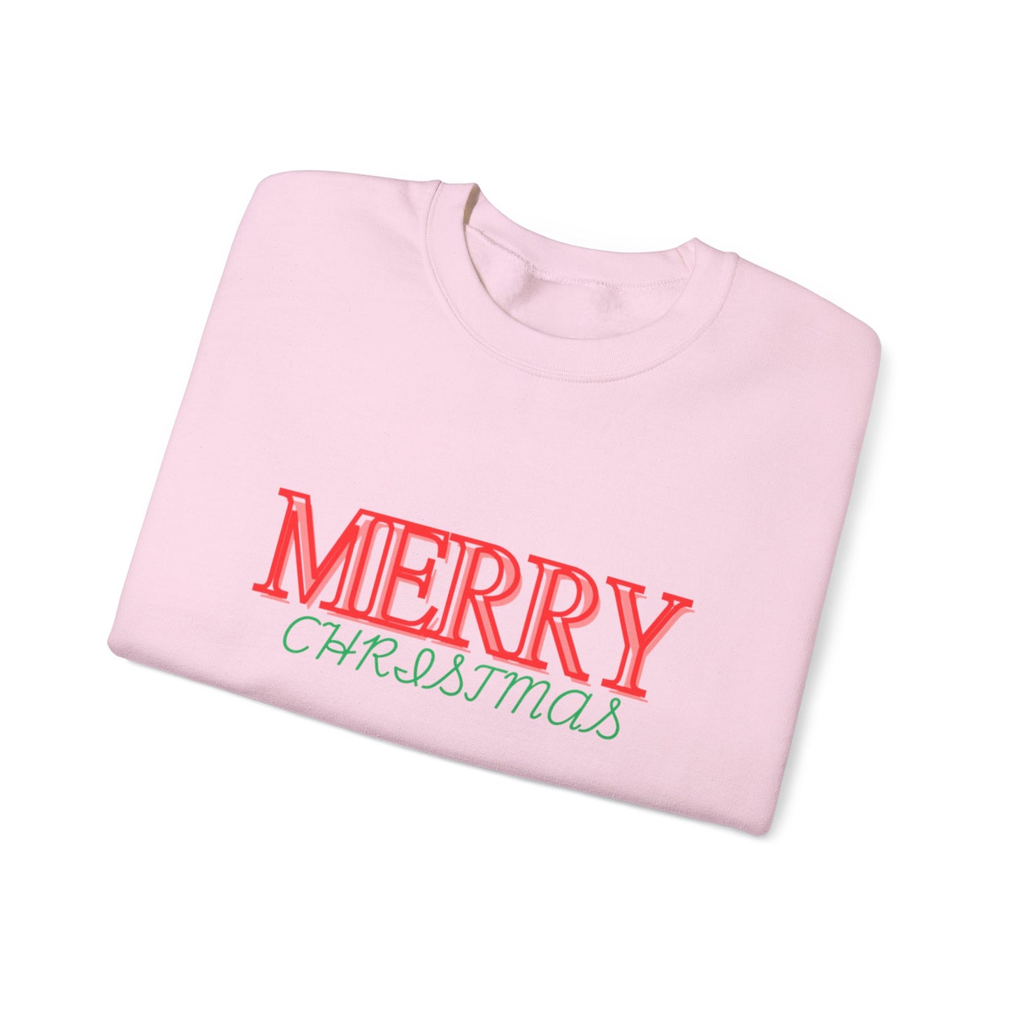 Merry Christmas Sweatshirt - Unisex Heavy Blend™ Crewneck for Festive Comfort