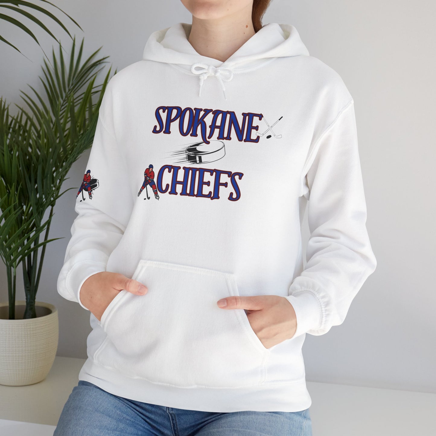 Spokane Chiefs Blue Hockey Sweatshirt - Got Chirps? Unisex Hoodie