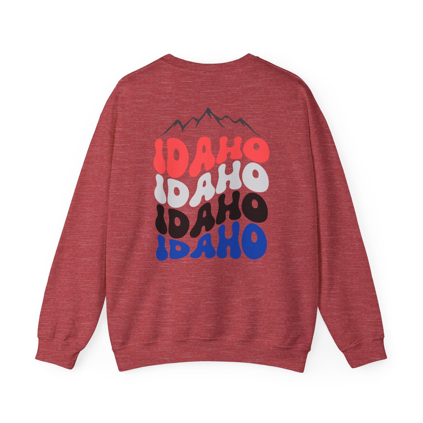 Idaho Vintage-Inspired Crewneck Sweatshirt - Unisex Heavy Blend™