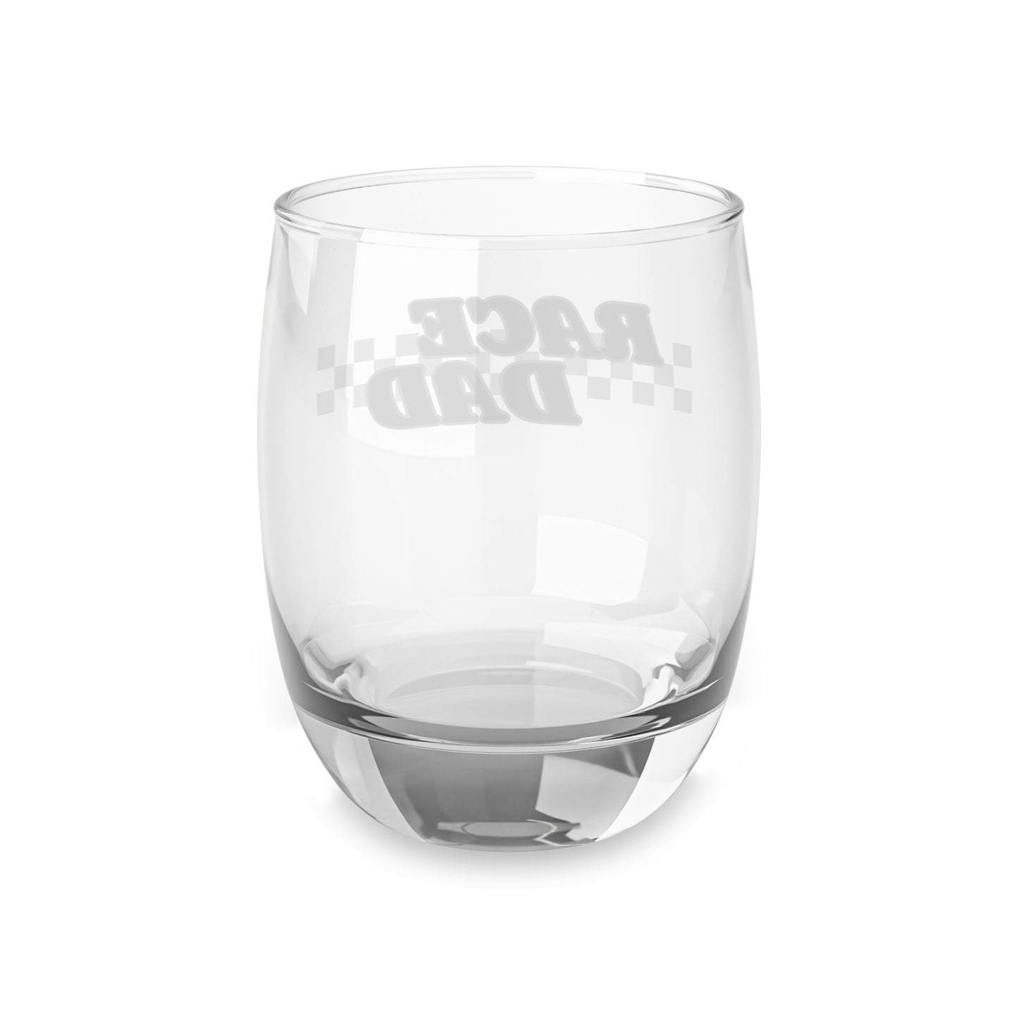 Moto Race Dad Whiskey Glass - Perfect Gift for Racing Enthusiasts